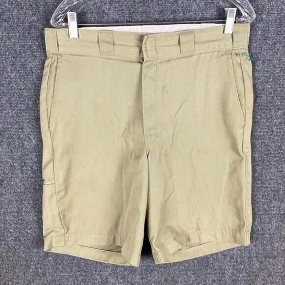 Dickies Utility Shorts Men's Size 32 Khakis Polyester Blend Beige Adults‎ - Picture 1 of 6